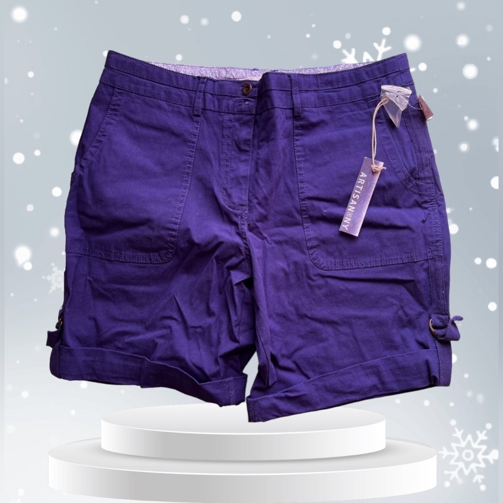 Artisan Ny Dark Blue Women's Utility Shorts